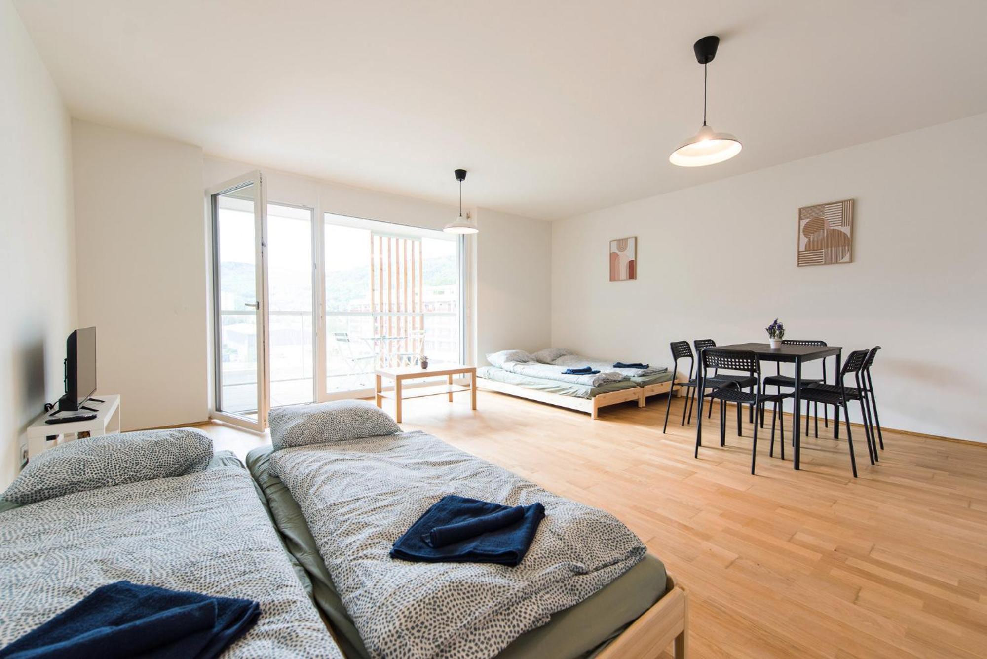 Muzeta Graz - Eco-Friendly Parkview Holiday Apartments In Graz'S Smart City Exteriör bild